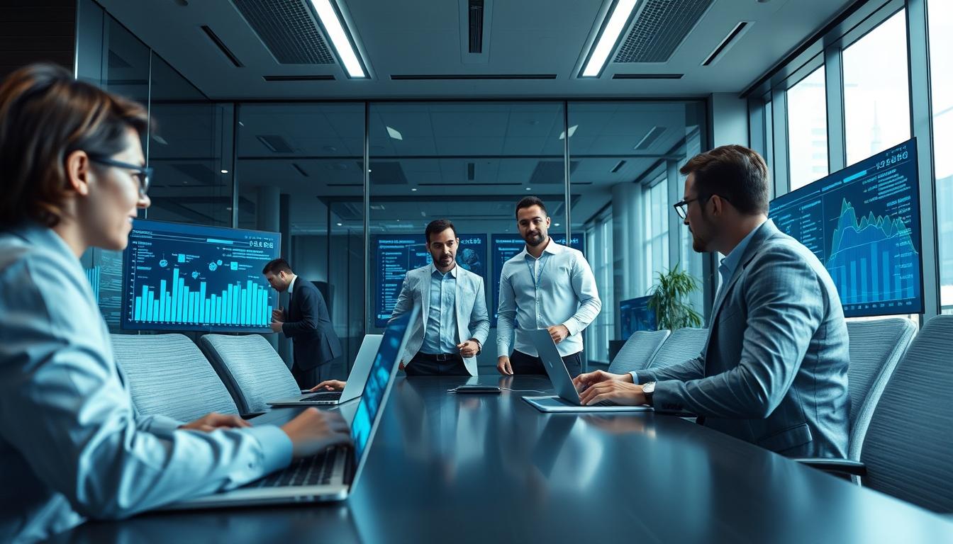 Enterprise software dashboards and business process automation